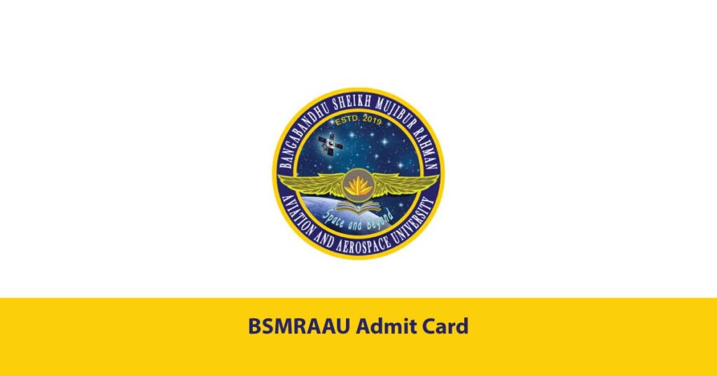 BSMRAAU Admit Card