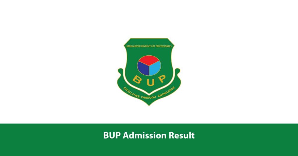 BUP Admission Result